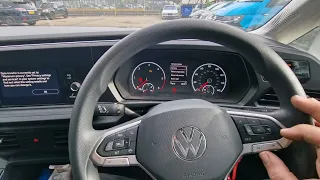 New VW Caddy 2021 service and inspection reset
