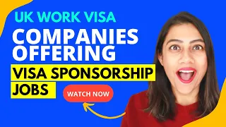 UK Companies hiring 2023 with WORK VISA sponsorship | How to search UK JOBS From Your Home Country