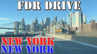 RFK Triborough Bridge to FDR Drive - Manhattan - New York - 4K Highway Drive