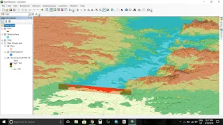 How to calculate the volume of reservoir of Dam using ArcGIS
