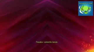 Pasaka. Lekiantis laivas.