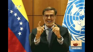 Sanciones a Venezuela: Canciller Félix Plasencia en Consejo DDHH ONU ante informe de Alena Douhan