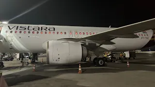 Flight Journey from Mumbai to Hyderabad. Vistara UK869