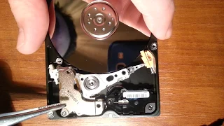 We disassemble the hard drive and destroy the established myths