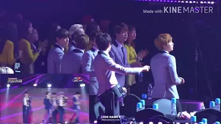 150128 BTS, EXID, AOA reaction to Super Junior at Gaon Chart K-Pop Awards