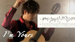 (w/TAB) Jason Mraz - I'm Yours / Fingerstyle Guitar