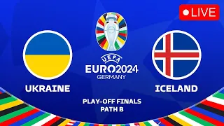 UKRAINE vs ICELAND - EURO 2024 EURO 2024 PLAY-OFF FINAL | PS5™ Gameplay