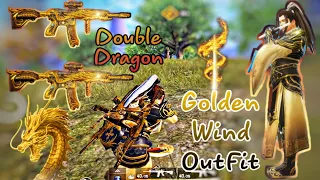 Double M416 Dragon + Golden Wind Outfit | The Most Beautiful Skins In Pubg Mobile
