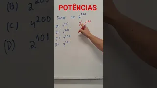 Potências #4. #matemática #maths #math #enem