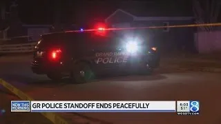 Standoff in GR ends peacefully; suspect in custody