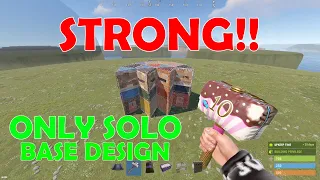 RUST ILLEGAL STRONG SOLO BASE #rust