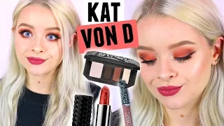 TESTING KAT VON D BEAUTY! REVIEW + FIRST IMPRESSIONS | sophdoesnails