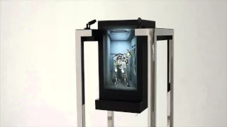 Raptor2 display case without glass developed for Hublot was première during the Baselworld 2015
