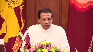 Message by President Maithripala Sirisena, Co-Chair of the WHO Independent High-Level Commission