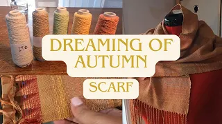 Weaving a luxurious Tencel / Silk Scarf on a Rigid Heddle Loom