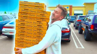 We Bought A Pizza Party For A MEGASTORE!