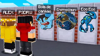 NÃO ESCOLHA A PORTA ERRADA DOS SUPREMOS DO BEN 10 NO MINECRAFT! ‹‹ P3DRU ››