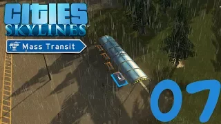 Die Arme Taxi stelle im Schüttenden Regen - Cities Skylines Mass Transit [S01E07] | [Deutsch/German]