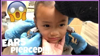 Getting My Ears Pierced | Vlog with Emma