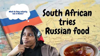 South African tries Russian food for the 1s time | Russian Food Restaurant in Fukui, Japan