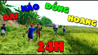 Thử Thách 24 Giờ Sinh Tồn Ngoài Đồng Trong Mưa Bão - 24 Hour Challenge | anh ba phai tv