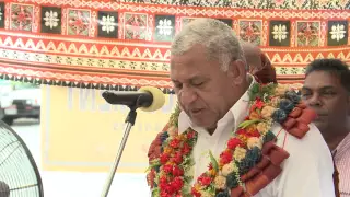 Fijian Prime Minister opens the Sigatoka Market Vendors Accommodation