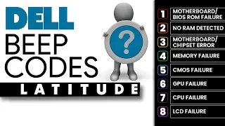 Dell Beep Codes Meaning - Understanding and Repairing | Dell Latitude