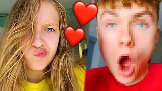 karina has a boyfriend... - SIS vs BRO TikTok (RonaldOMG & GamerGirl) Ronald Kurzawa Roblox