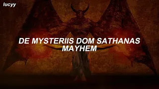 De Mysteriis Dom Sathanas : Mayhem (Spanish / English lyrics)