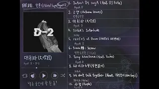 [PLAYLIST]  songs produced by minyoongi / gloss / suga / agust d ✨