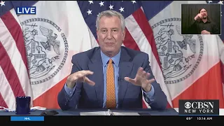 Press Conference: Mayor De Blasio COVID Update