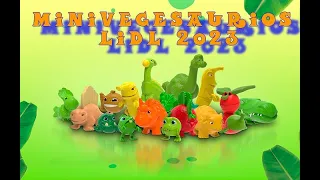 MINIVEGESAURIOS - MUÑECOS LIDL 2023 - COLECCIÓN COMPLETA