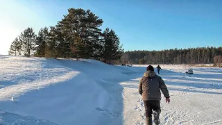 МОТОСОБАКА УБЕЖАЛА! ПОТЕРЯЛИ ГЛАВНОГО РЫБАКА! Рыбалка на лесной речке