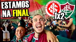 CLASSIFICAÇÃO HISTÓRICA NO BEIRA-RIO! Internacional 1x2 Fluminense - VLOG | SEMIFINAL LIBERTADORES