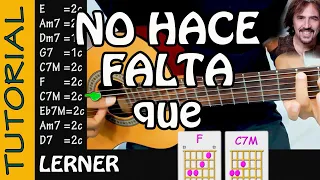 ALEJANDRO LERNER - NO HACE FALTA - guitarra tutorial