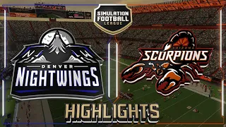 LAST SECOND DRAMA! HIGHLIGHTS: SFL Season 22, Week 4 - Denver @ Arizona