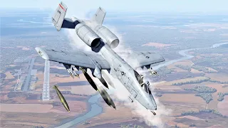 A-10A (Late) Warthog Close Air Support in Ground RB Mode (War Thunder)