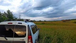 День на природе. Коп, сбор ягод, обед на свежем воздухе