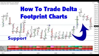 Delta Footprint Order Flow Charts How To Trade Orderflows Delta