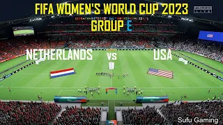 Group Stage - USA vs NETHERLANDS, FIFA Women's World Cup 2023 Full match and Highlight  Gameplay EA