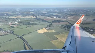 Sunny Takeoff from Berlin Brandenburg Airport | "Hoffmann-Kurve" | Easyjet A320 Sharklets