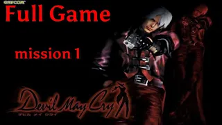 Devil May Cry 1 HD mission 1  (PS4 Pro 1080p 60fps) Longplay Walkthrough FULL Gameplay