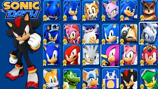 Sonic Dash - Shadow New Character Unlocked and Fully Upgraded - All Boss Battle Eggman and Zazz