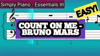 Simply Piano| Count On Me |Essentials III |Piano Tutorial