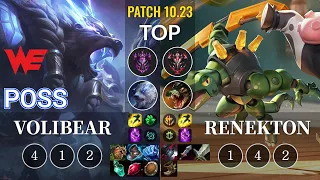 WE Poss Volibear vs Renekton Top - KR Patch 10.23