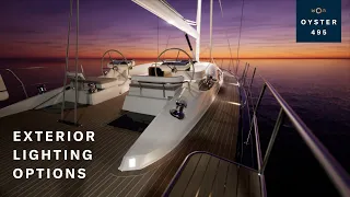A Closer Look: Oyster 495 Exterior Lighting | Oyster Yachts