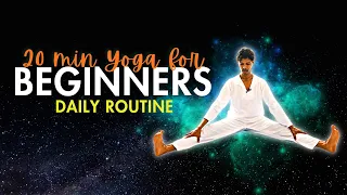 Yoga for Beginners | 25 Minute Easy & relaxing flow | Guided video in English @yogawithamit