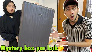 Mystery box par locked laga diya saba ne😂 | hamare sath chalaki hogai🥲