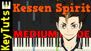 Kessen Spirit [Haikyuu!! To The Top] - Medium Mode [Piano Tutorial] (Synthesia)