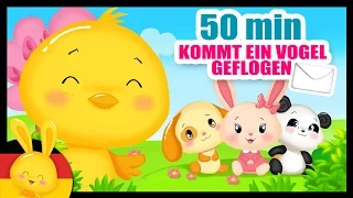 Kommt ein Vogel geflogenund weitere deutsche Kinderlieder in 50 min - Titounis